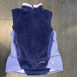 Womens Patagonia R2 Regulator Jacket  Vest Polartec Full Zip Fleece